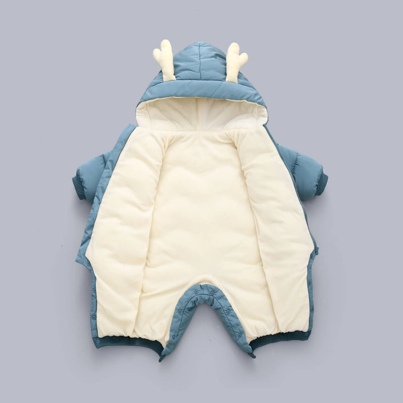 New born Baby Winter Rompers Overalls Snowsuit for Boys Girls 3M-3T