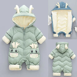 New born Baby Winter Rompers Overalls Snowsuit for Boys Girls 3M-3T