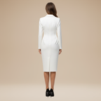 Women's Long Sleeve Blazer Dress | Midi
