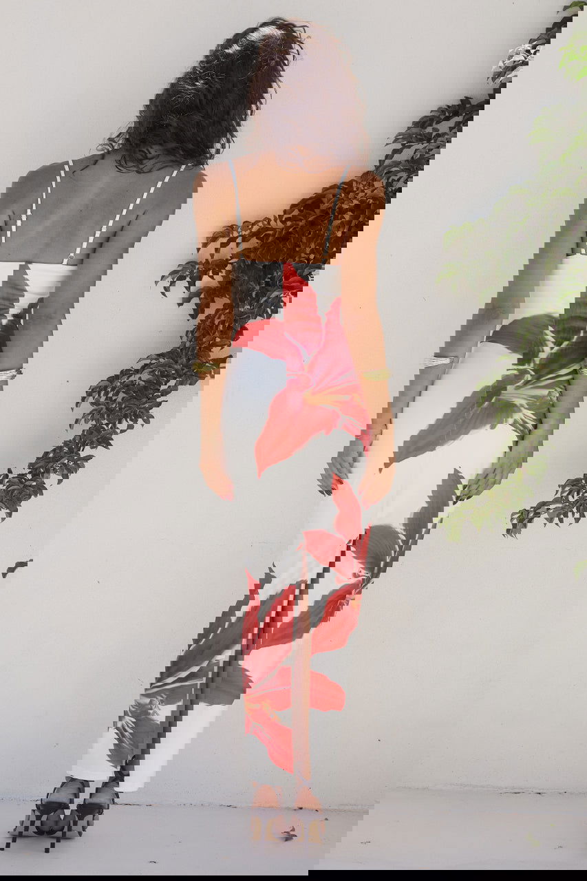 Damska Letnia Sukienka w Kwiaty | Maxi