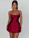 Women's Evening Pleated Dress | Mini