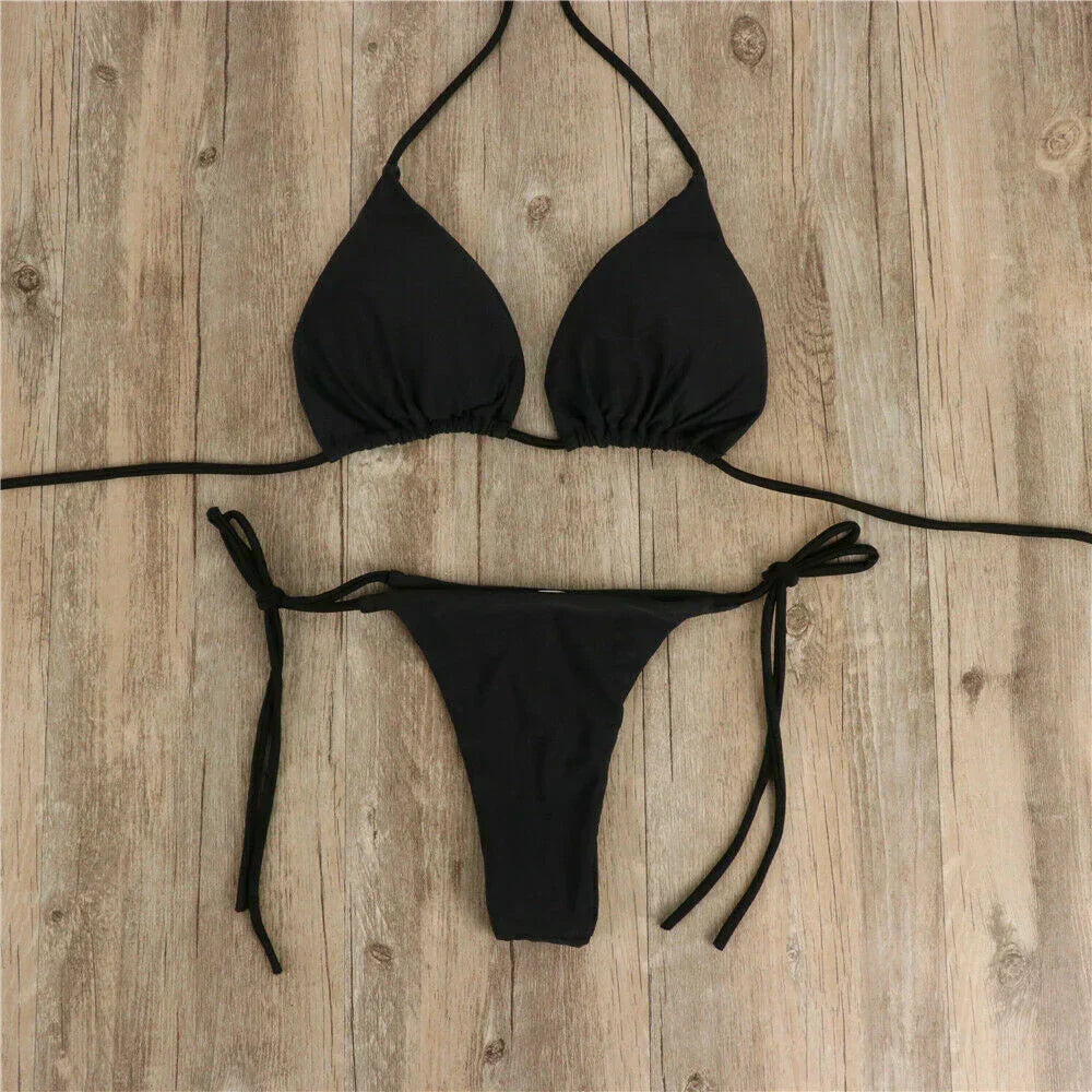 Damskie Seksywne Bikini O Wysokim Pasie | Letnie