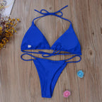 Damskie Seksywne Bikini O Wysokim Pasie | Letnie
