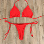 Damskie Seksywne Bikini O Wysokim Pasie | Letnie
