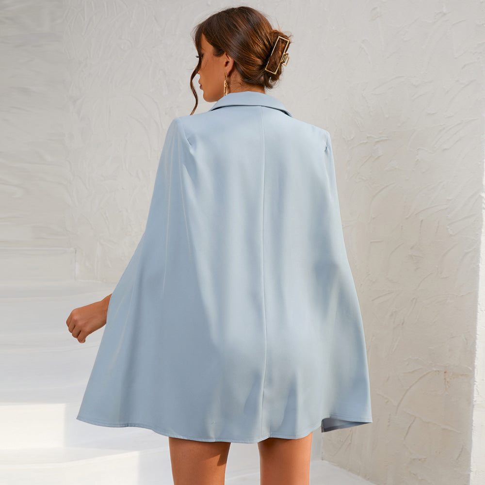 Damskie Wieczorowe Blazer Suknia | Mini