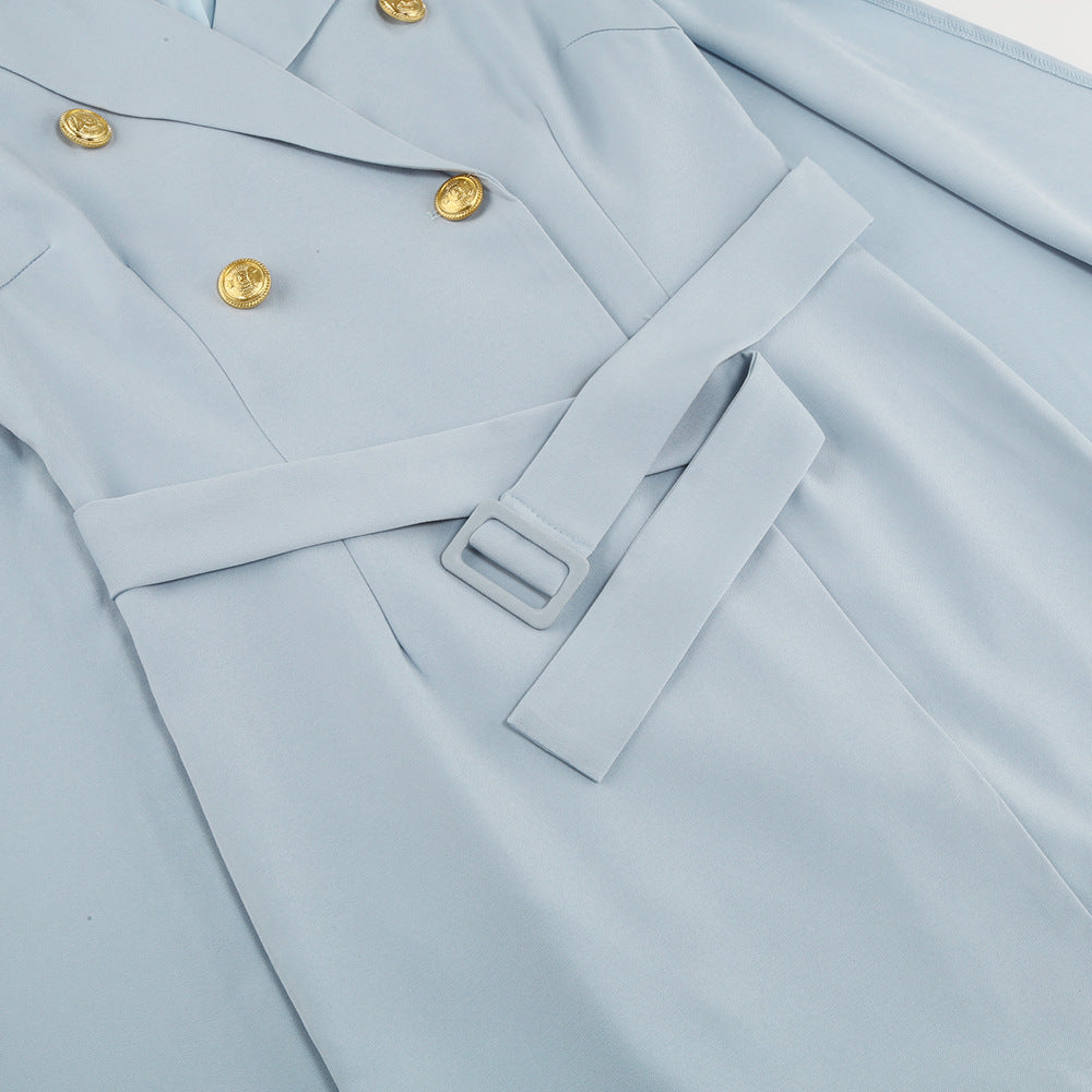 Damskie Wieczorowe Blazer Suknia | Mini