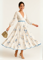 Women's Boho Wedding Guest Dress | Maxi