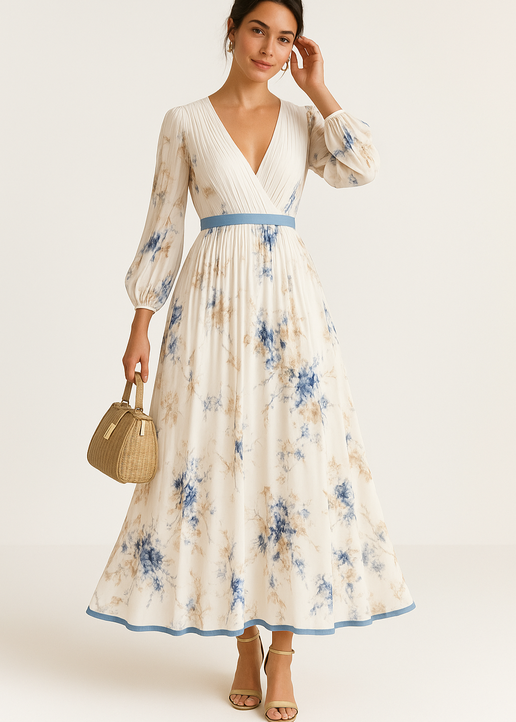 Women's Boho Wedding Guest Dress | Maxi
