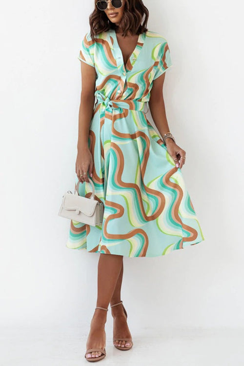 Women's Summer Shirt Dress | Midi