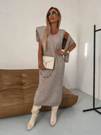 Women's Sweater Dress Turtleneck | Midi