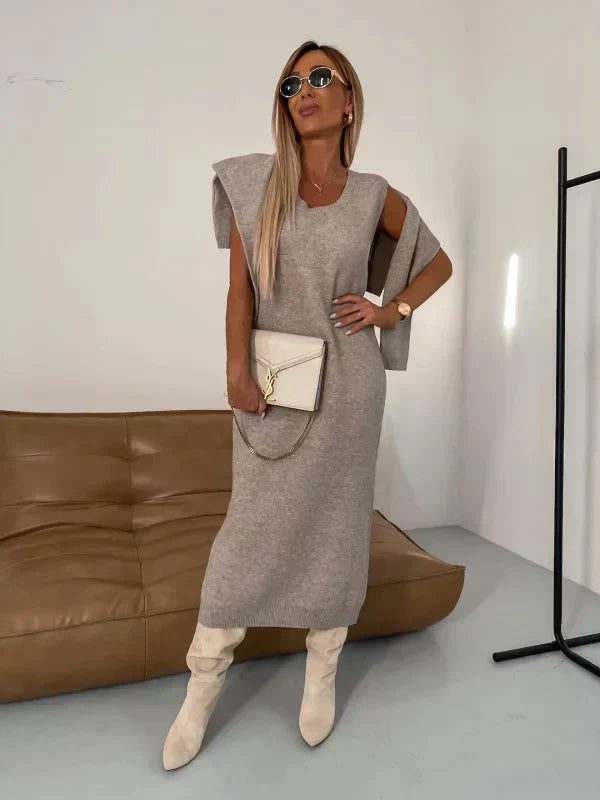 Women's Sweater Dress Turtleneck | Midi