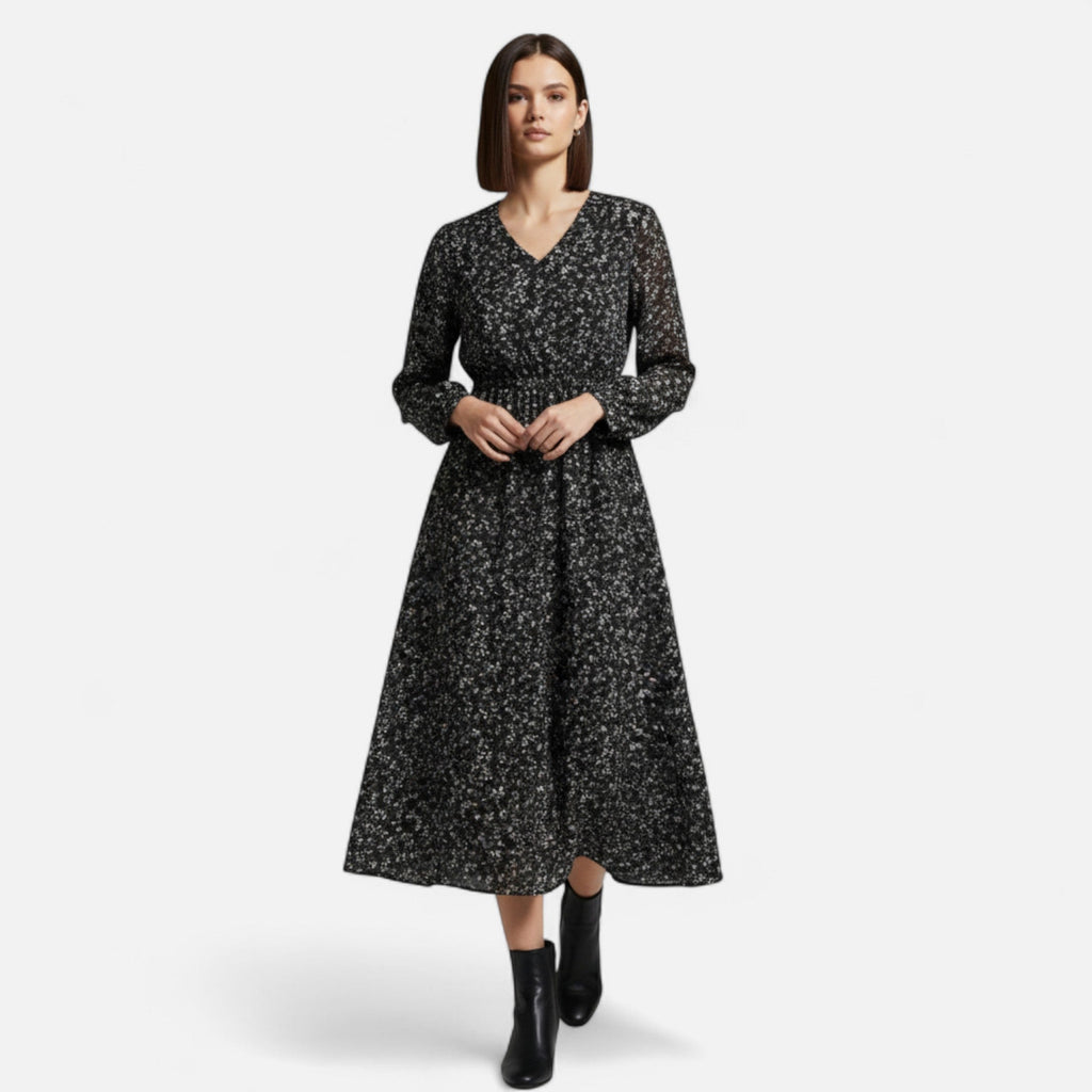 Women's Spring Long Sleeve Dress | Maxi
