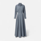 Women's Wrap Shirt Dress | Maxi