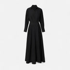 Women's Wrap Shirt Dress | Maxi
