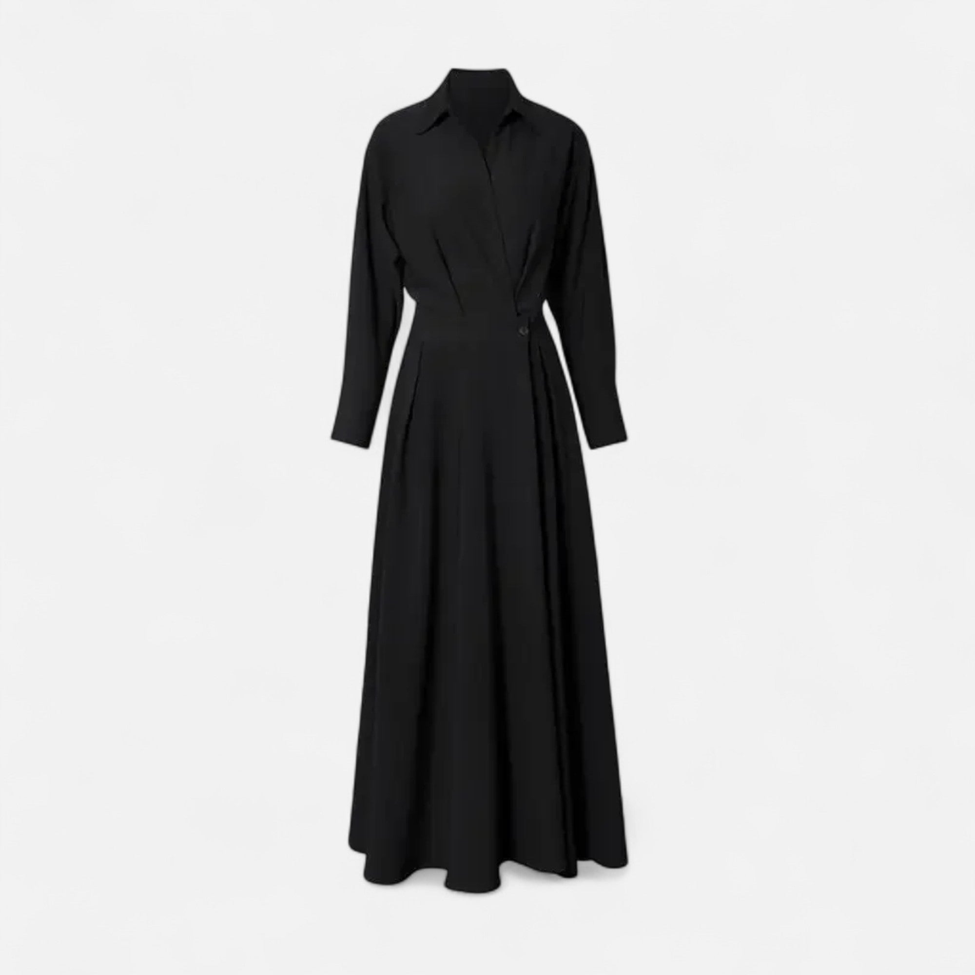 Women's Wrap Shirt Dress | Maxi