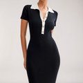 Women's Formal Shirt Dress | Midi