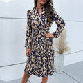 Women's Summer Dress with Long Sleeves | Midi