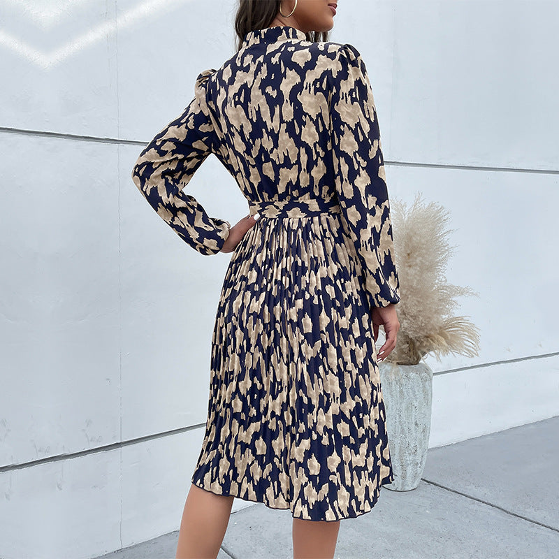 Women's Summer Dress with Long Sleeves | Midi