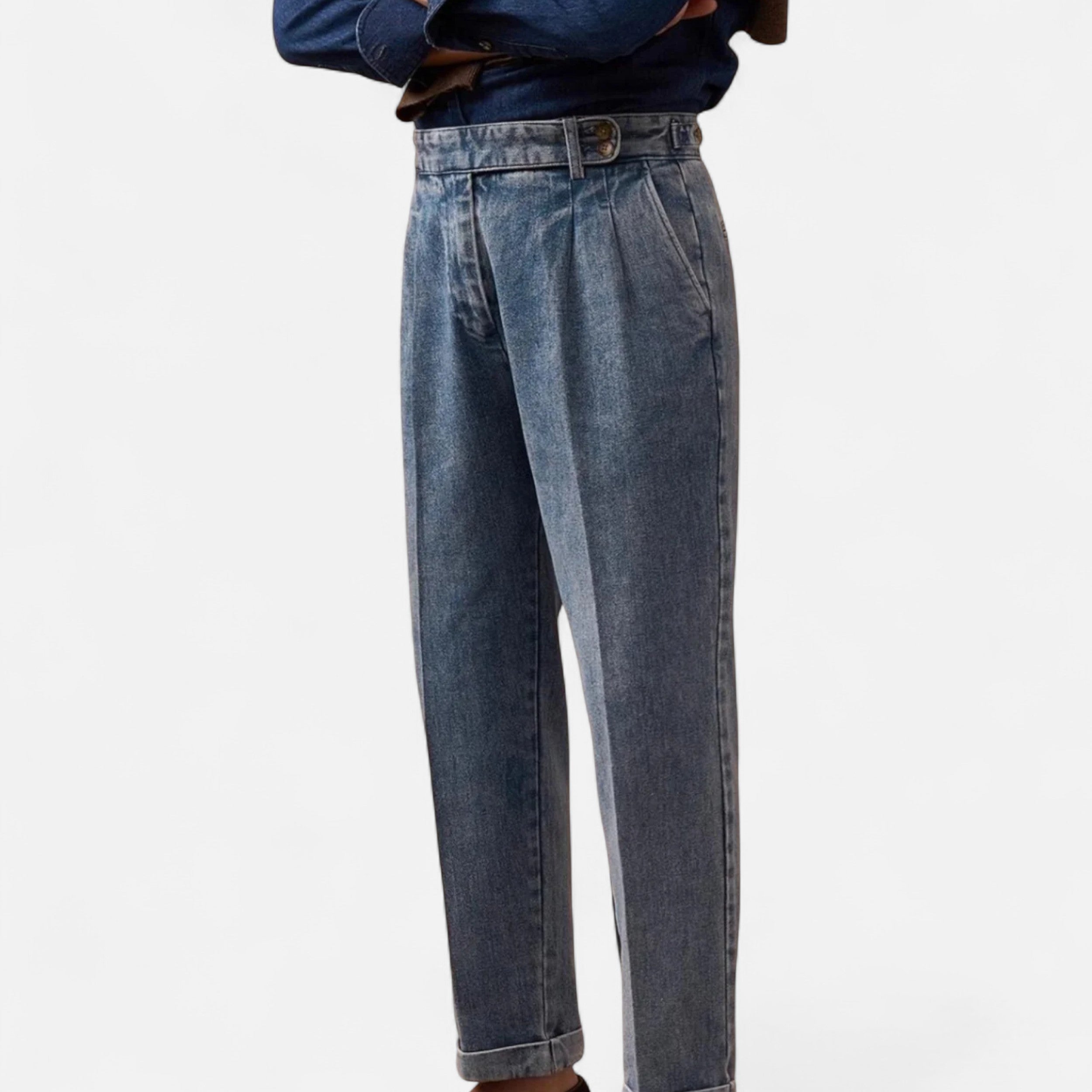 Men's Vintage Jeans Pants | Straight Legs