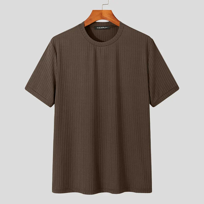 Męska Casualowa Sportowa Koszulka T | Slim Fit