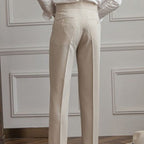 Men's Pleated Work Pants | Slim Fit