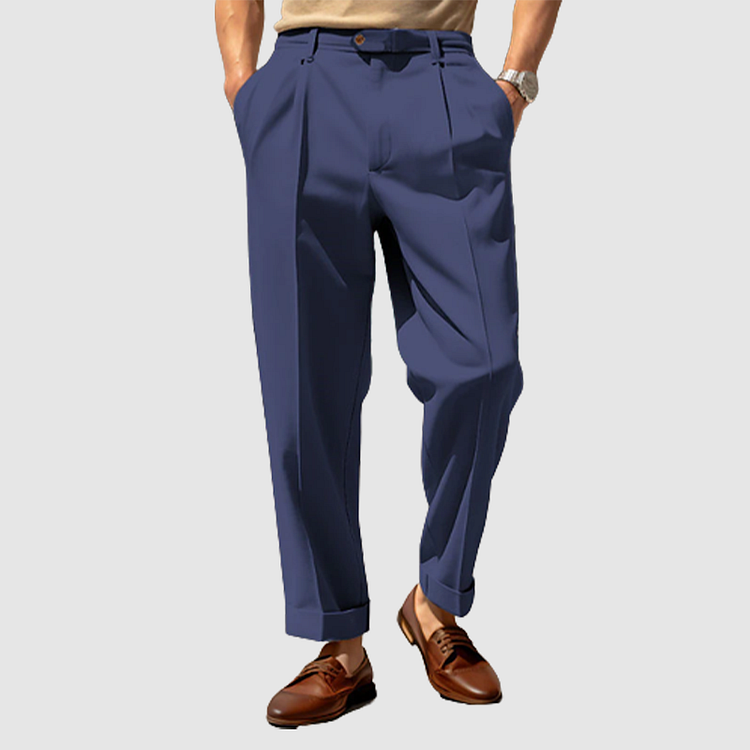 Men's Pleated Pants | Casual