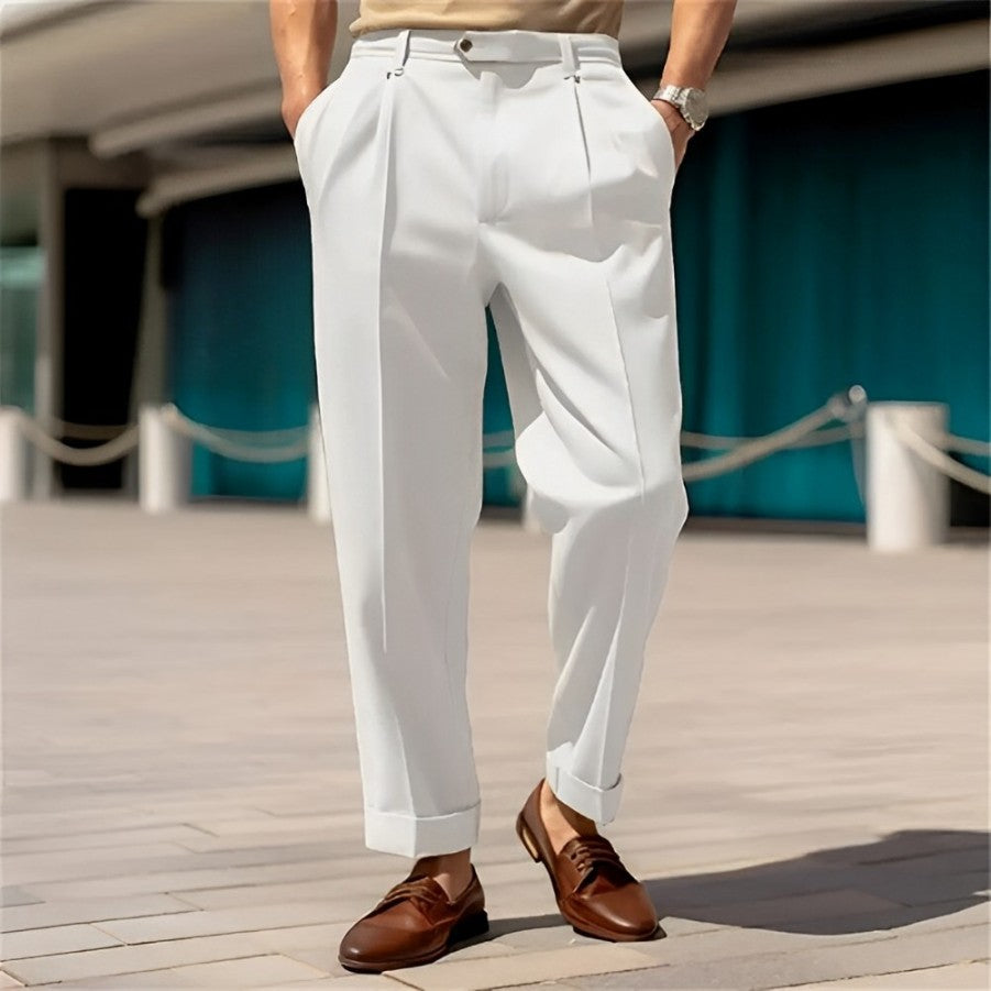 Men's Pleated Pants | Casual