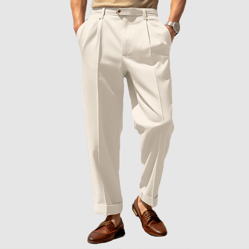 Men's Pleated Pants | Casual