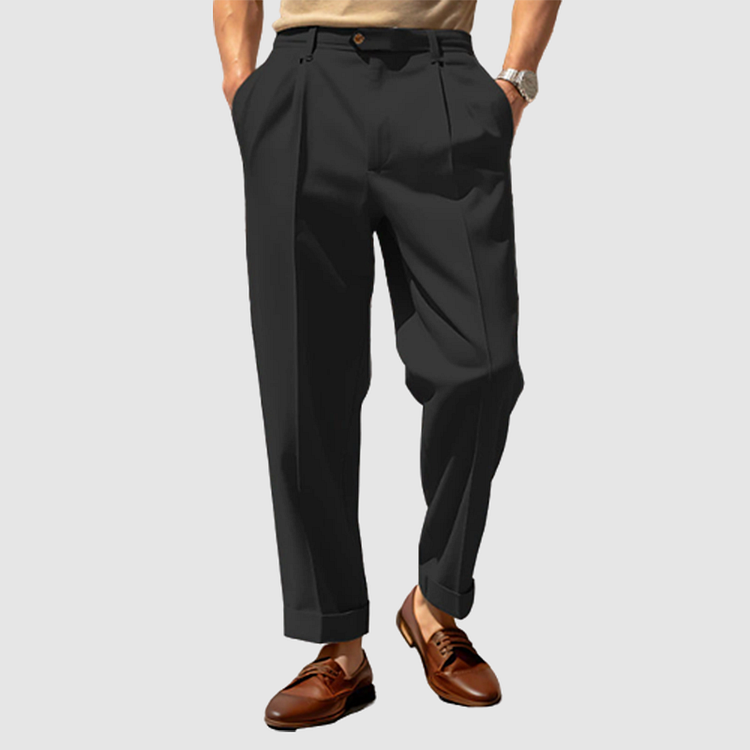 Men's Pleated Pants | Casual