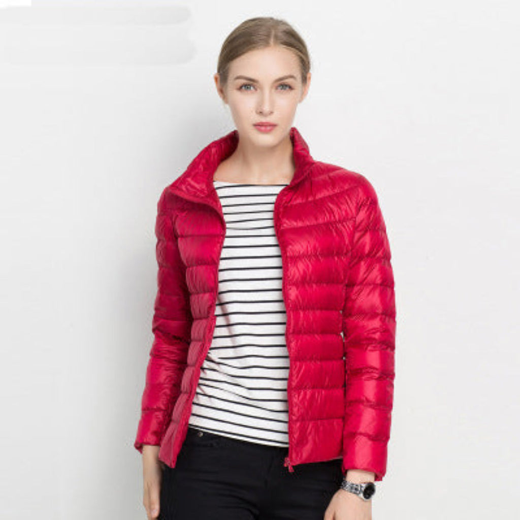 Women's Quilted Down Jacket | Slim Fit