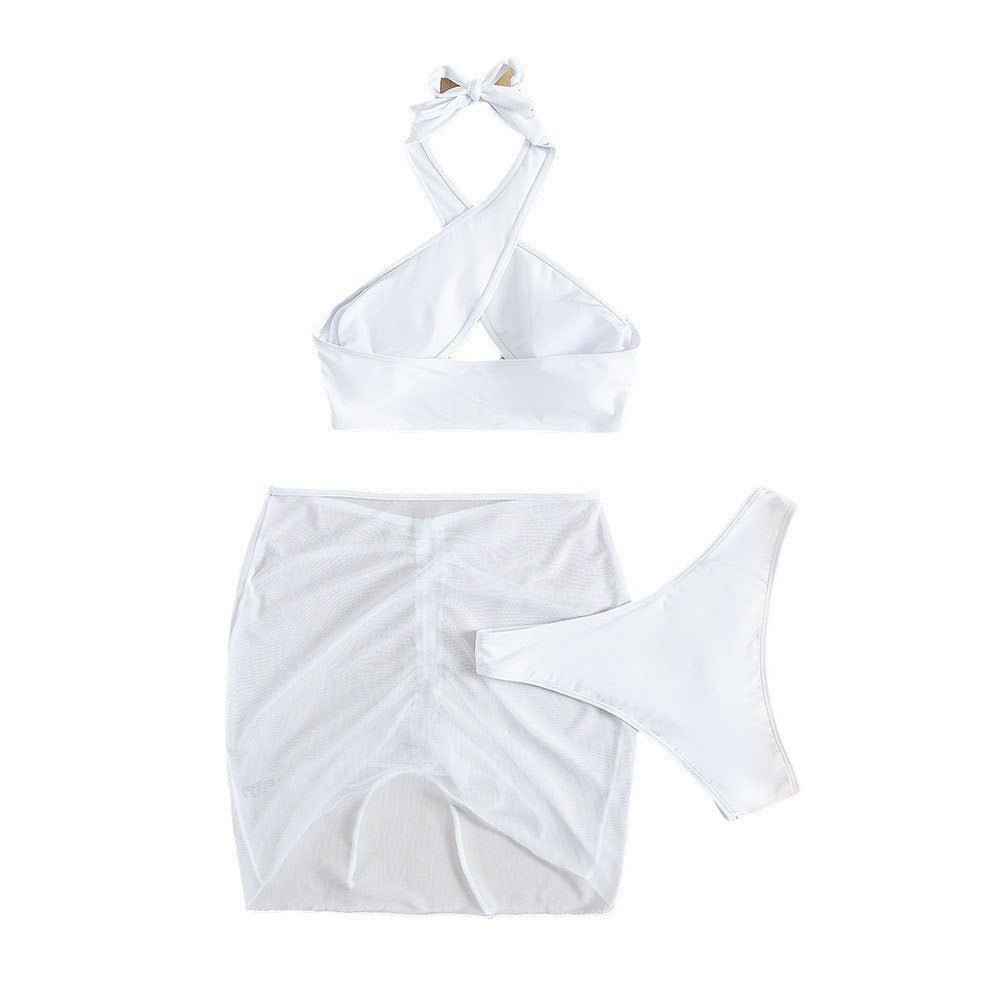 Damskie Seksowne Bikini & Spódnica | Odzież Plażowa