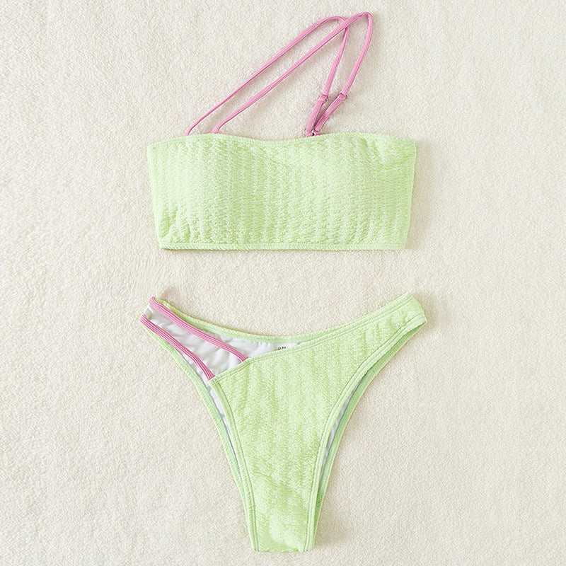 Damskie Seksywne Bikini O Wysokim Pasie | Strój Kąpielowy