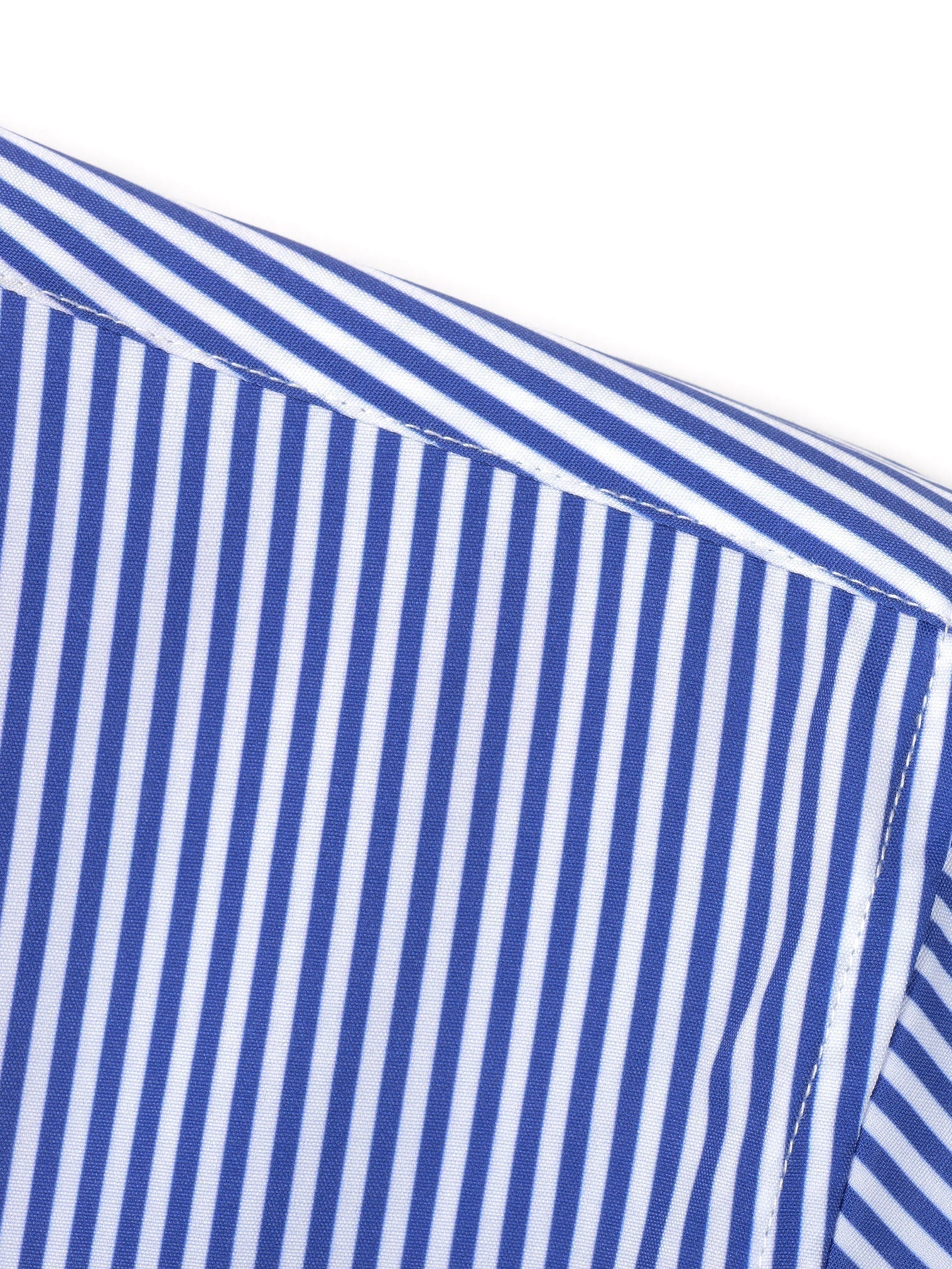 Męska Długi Rękaw Koszula | Pasiaste