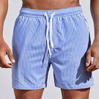 Men's Striped Swim Shorts | Beach