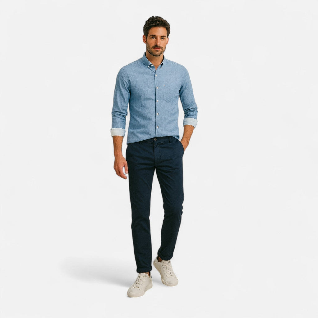 Men's Blend Shirt | Functional Pocket & Straight