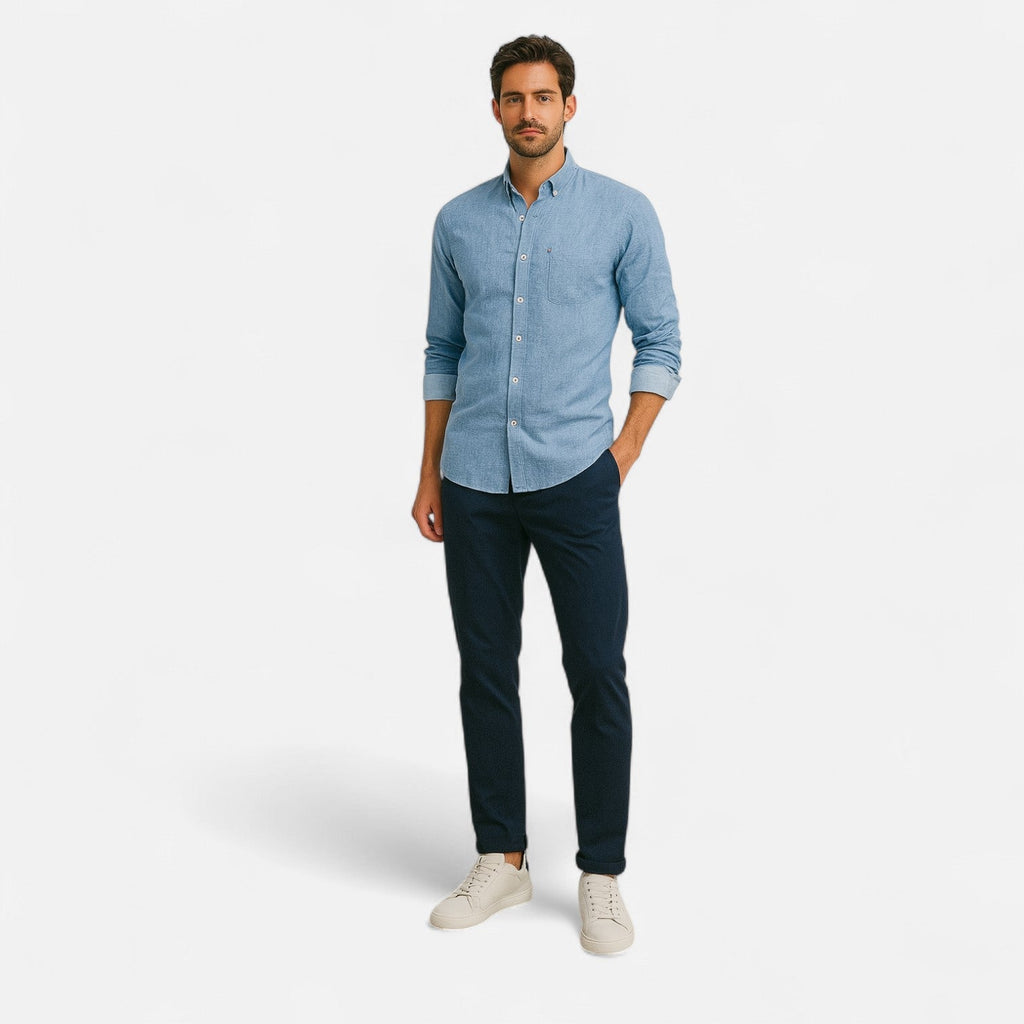 Men's Blend Shirt | Functional Pocket & Straight