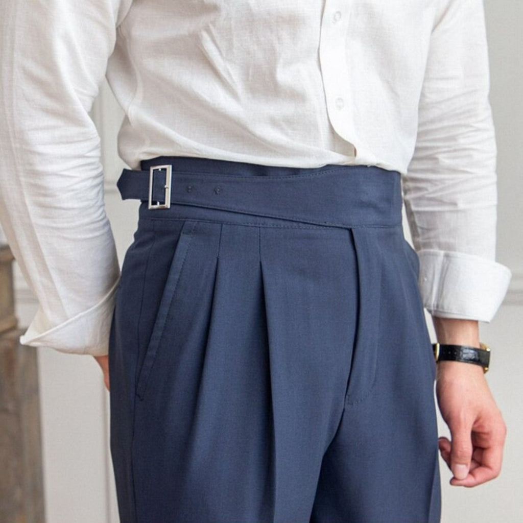 Men's Pleated Suit Pants | Formal