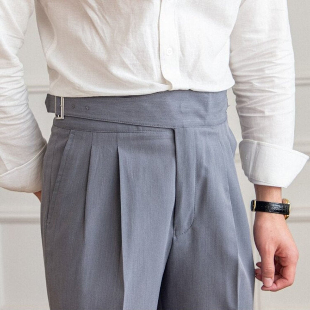 Men's Pleated Suit Pants | Formal