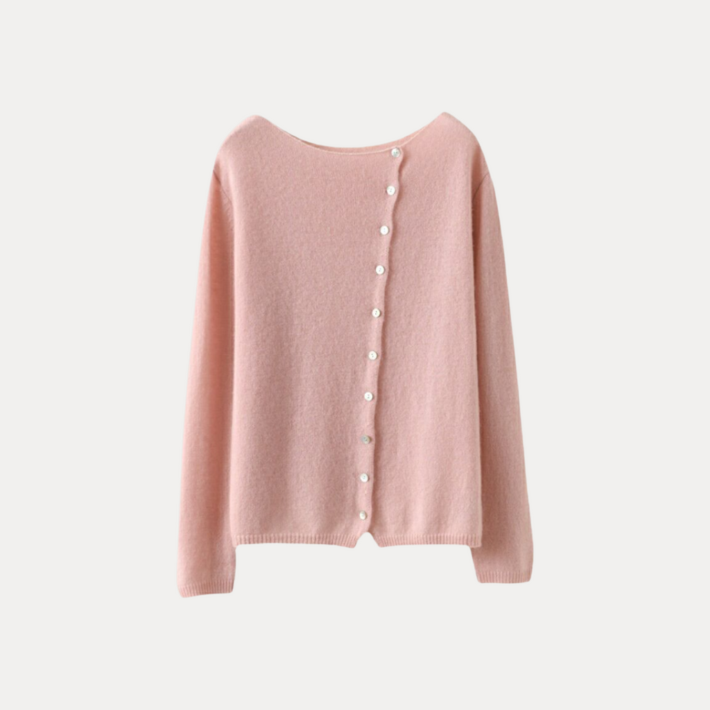 Długi Kardigan Damski | Guziki