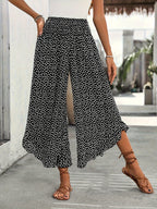 Women's Floral Pants | Wide Leg