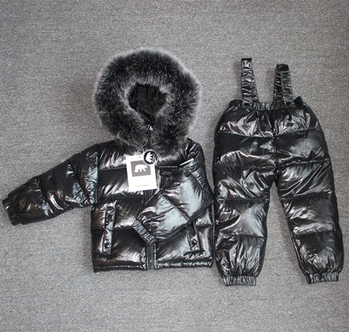 Baby Toddler Snowsuit Jacket and Bib Set for Boys Girls - High-quality and Reasonable price - TWA