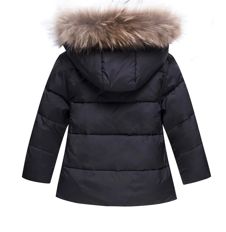 Toddler Snowsuits Jacket with Fur Overall Bib for Boys Girls - High-quality and Reasonable price - TWA