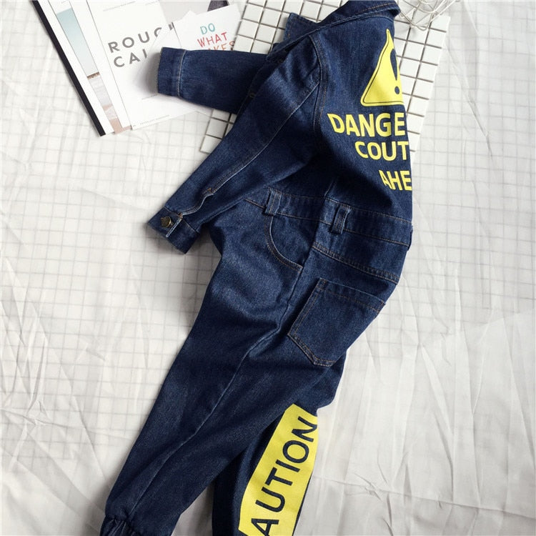 Denim Baby Romper Jumpsuit for Boy Girls 1-8 Years old - High-quality and Reasonable price - TWA