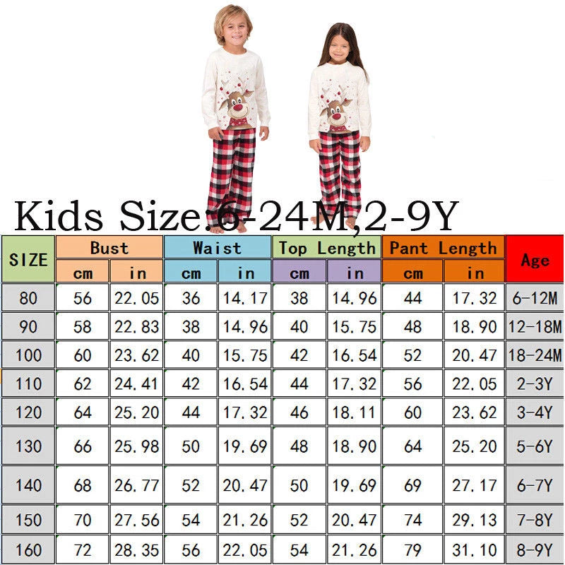 White Reindeer Family Matching Christmas Pajamas - High-quality and Reasonable price - TWA