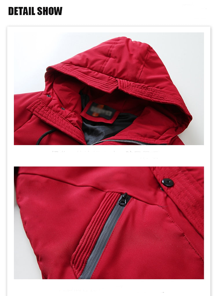 Long Parka Warm Jacket Down Coat for Boys - High-quality and Reasonable price - TWA