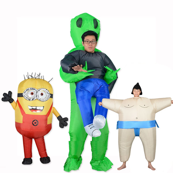 Inflatable Alien Sumo Cosplay Costume Halloween For Adult and Kid