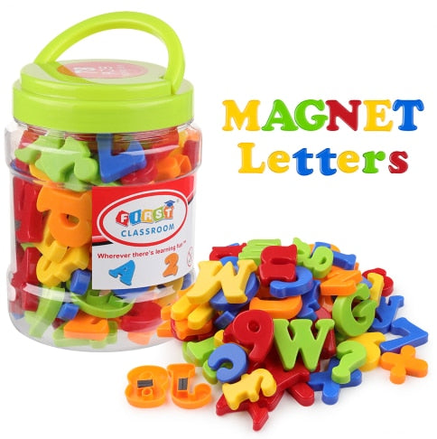 78pcs Letters Numbers Alphabet Fridge Magnets Educational Toy Set