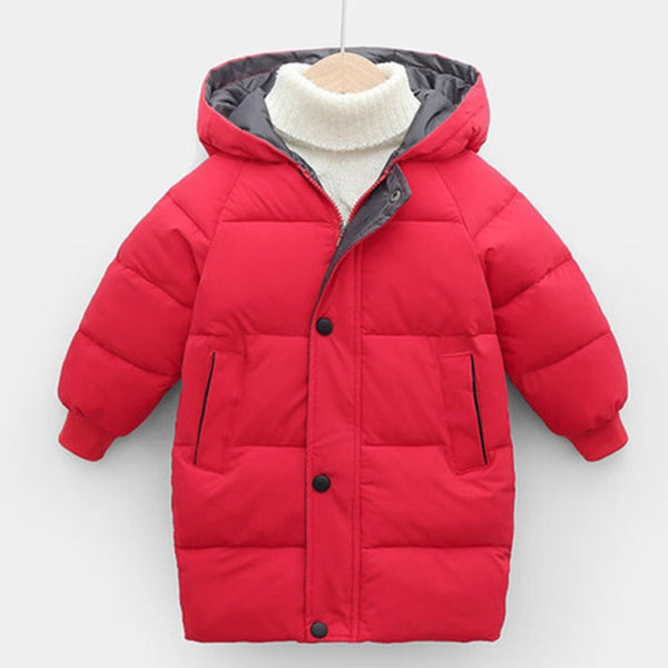 Winter Kids Coats Down Jackets Hooded Snowsuit for Boys Girls 3T-10Y