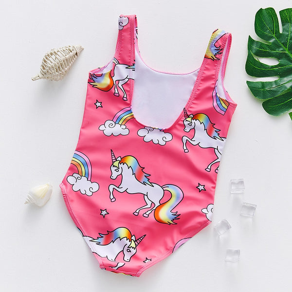 Girls Unicorn Swimsuit one piece for 8-11 years old