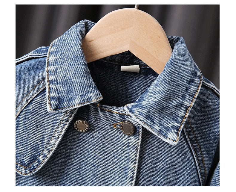 Lace Denim Jacket for Baby Toddler Girls